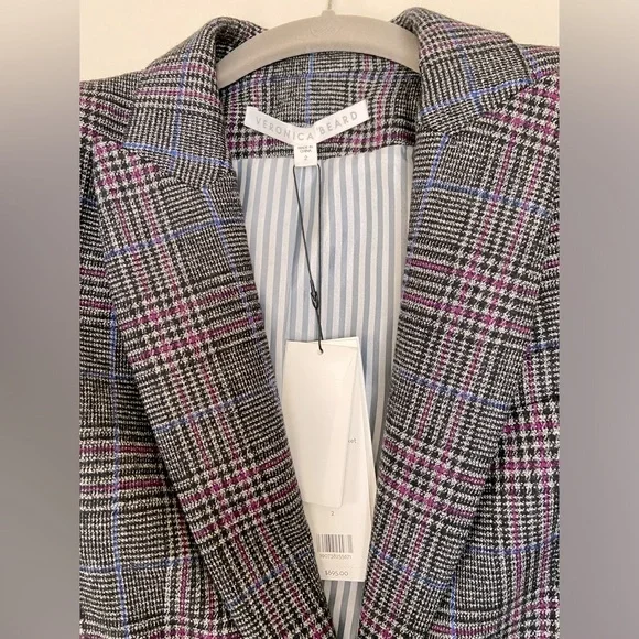 NWT Veronica BeardBrock Glen Plaid Dickey Blazer (Sz 2)